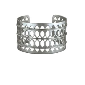 Stella & Dot Perforated Plait Cuff Bracelet